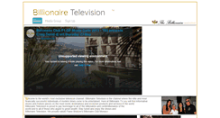 Desktop Screenshot of billionairetelevision.com