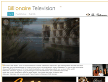 Tablet Screenshot of billionairetelevision.com